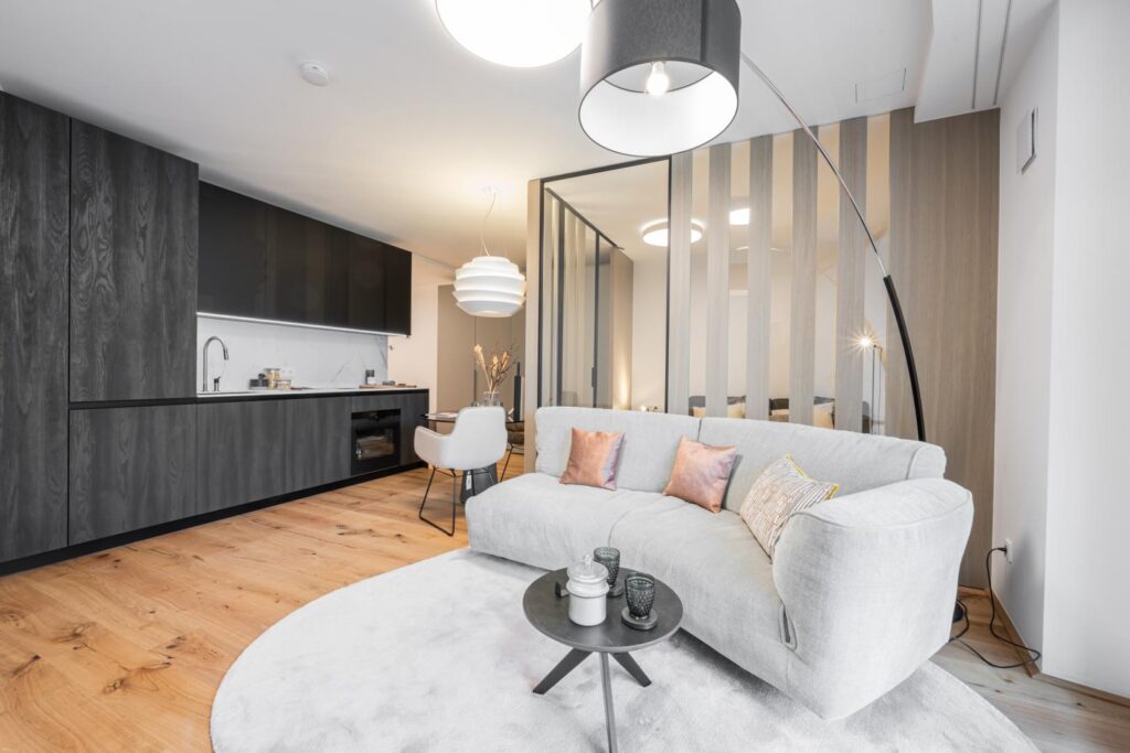 Wohnzimmer - Musterwohnung